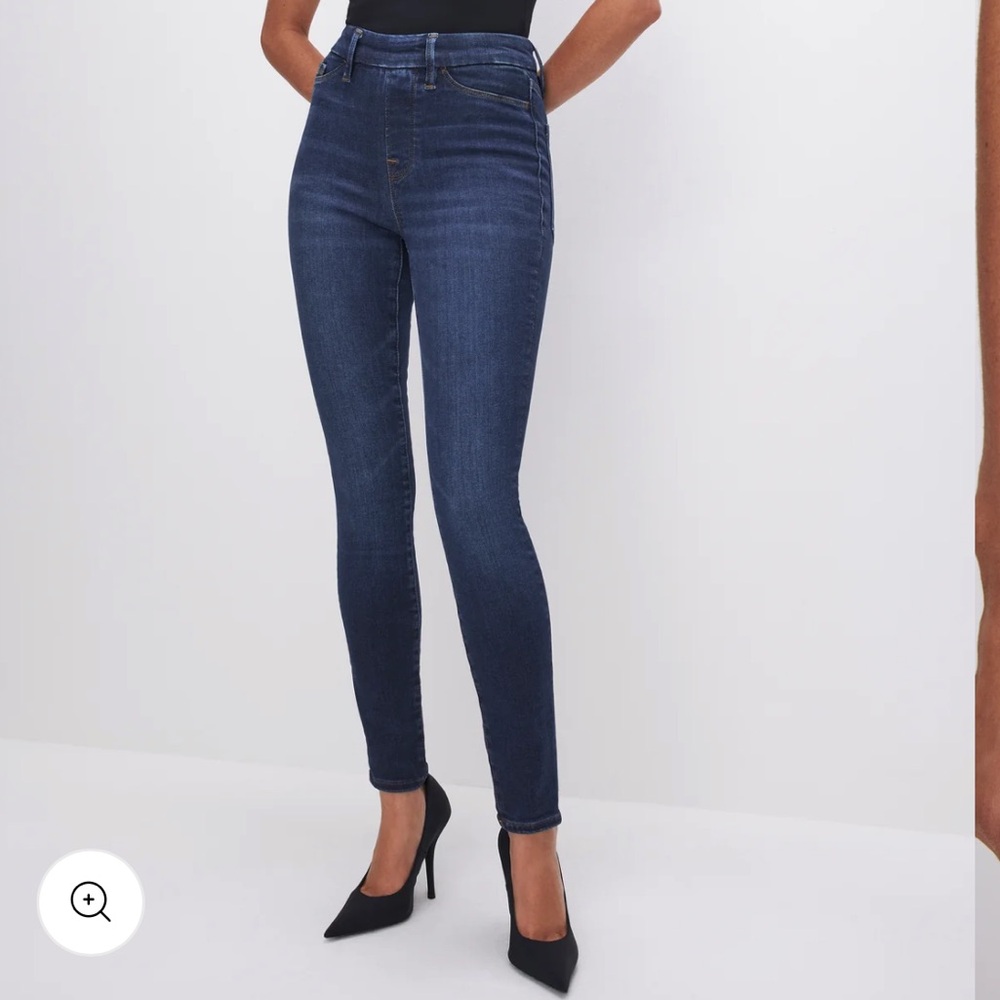 Good American Power Stretch Pull On Skinny Jeans